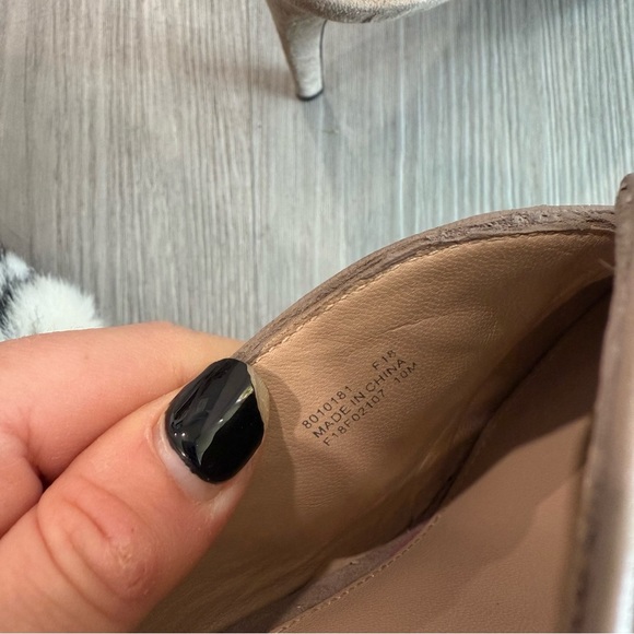 Rachel Zoe Beige Lianne Suede Stiletto Pointed Mules 10 - Picture 6 of 8